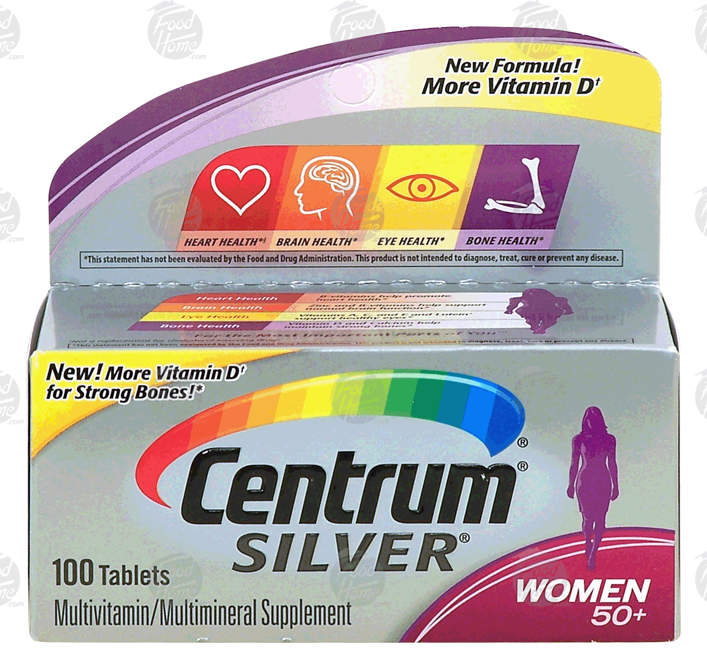 Centrum Silver women 50+; multivitamin/multimineral supplement, tablets Full-Size Picture